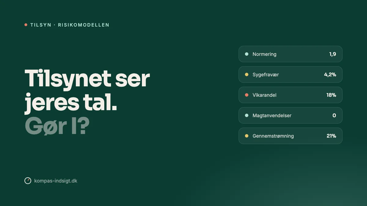 Risikomodellens indikatorer: de tal socialtilsynet holder øje med
