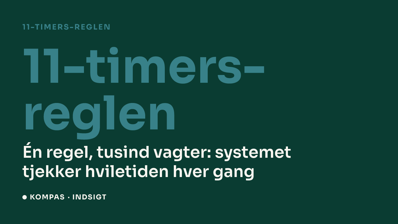 Vagtplansystem til bosteder: sådan håndhæves hviletid og sygemeldinger automatisk